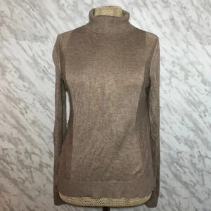 ASOS Knit Turtleneck Sweater Tan Size  8